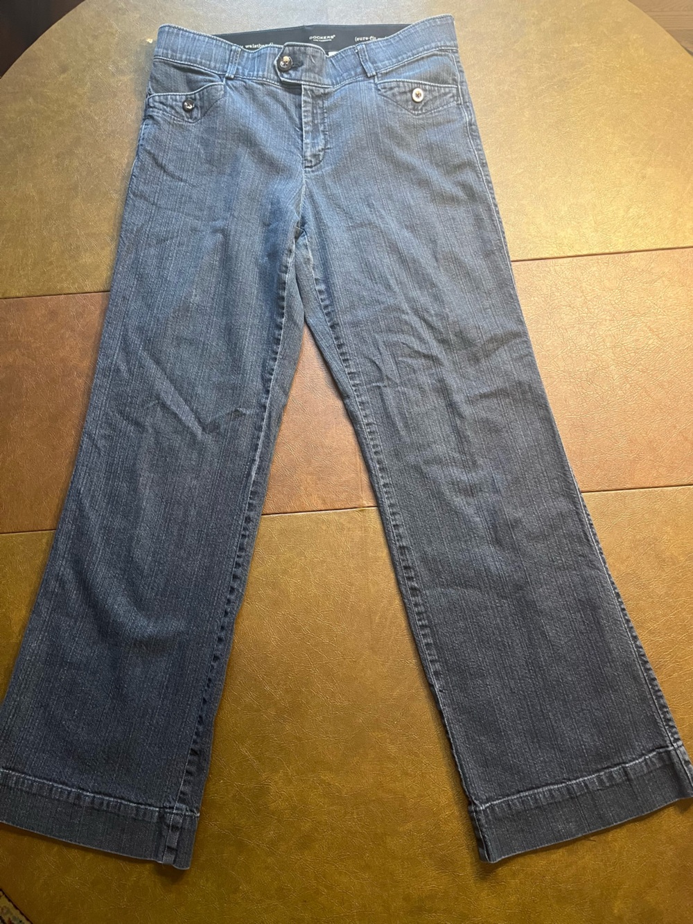 Dockers Women's Dark Blue Flare Jeans Size 10